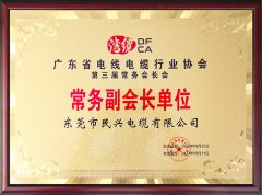 廣東省電線電纜行業(yè)協(xié)會(huì)常務(wù)副會(huì)長(zhǎng)單位-2020